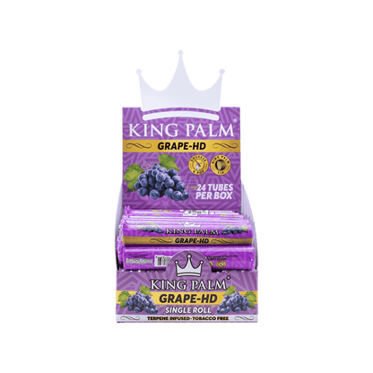 King Palm Mini Tube Grape HD Display mit 24 Tubes