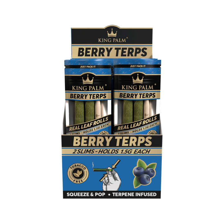 King Palm Berry Terps Display mit 20 Packungen