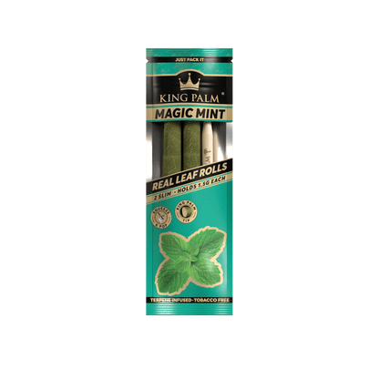King Palm Slim Magic Mint Real Leaf Rolls 2 Stück