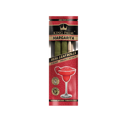 King Palm Slim Margarita Real Leaf Rolls 2 Stück Packung