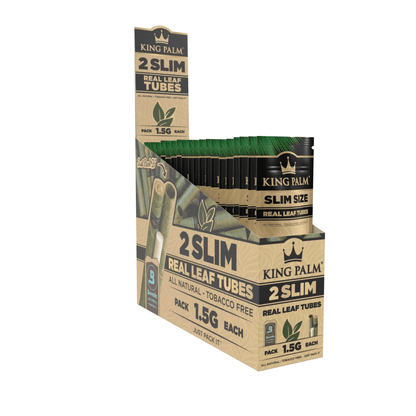 King Palm Slim Natural 2er-Pack Packung schräg aufgenommen