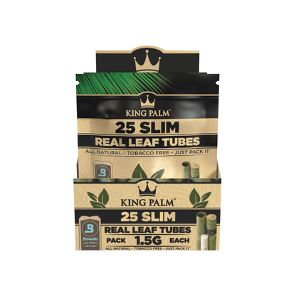 King Palm Slim Natural Display mit 8 Packungen