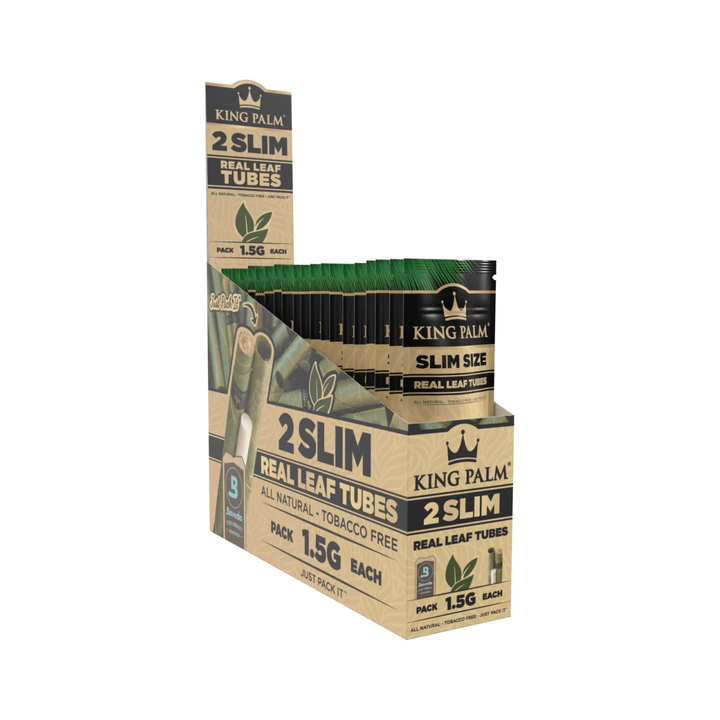 King Palm Slim Natural 2er-Pack Packung schräg aufgenommen
