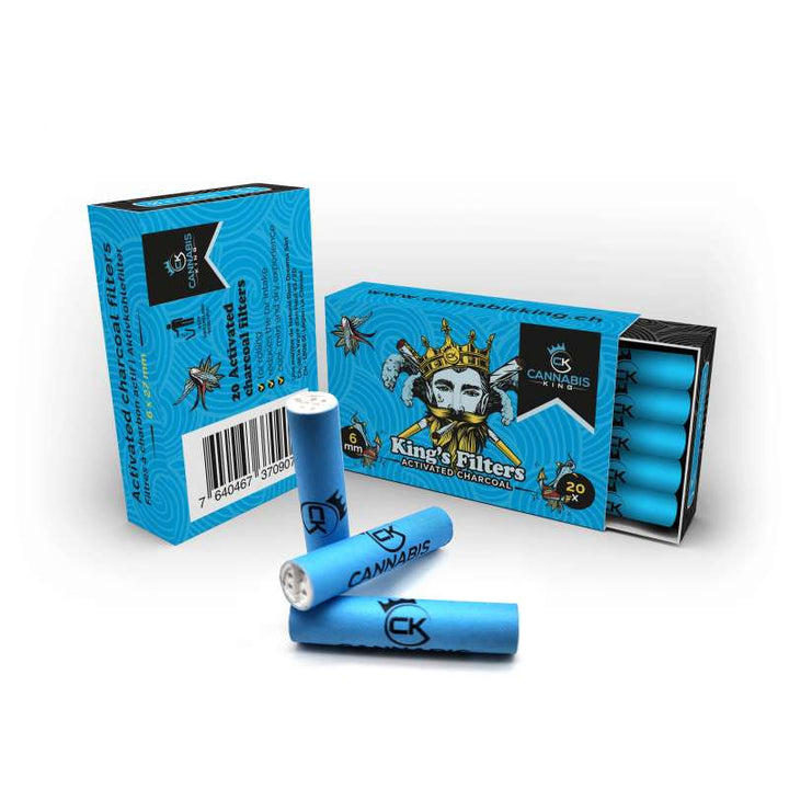 King's Filters Aktivkohlefilter Display mit 40 Schachteln
