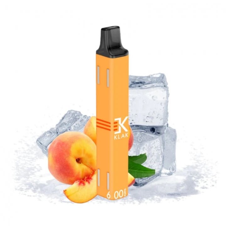 Klik Klak - Peach Ice - Disposable Vape kaufen bei rauchwerk.ch