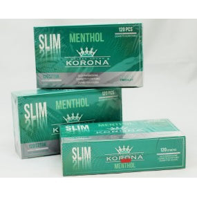 Korona Slim Menthol Zigarettenhülsen, 120 Stück