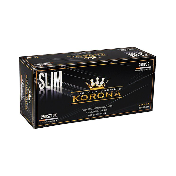 Korona Slim Zigarettenhülsen, 250 Stück