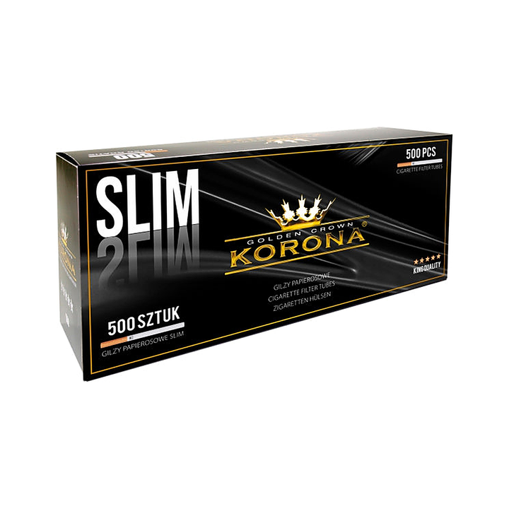 Korona Slim Zigarettenhülsen, 500 Stück
