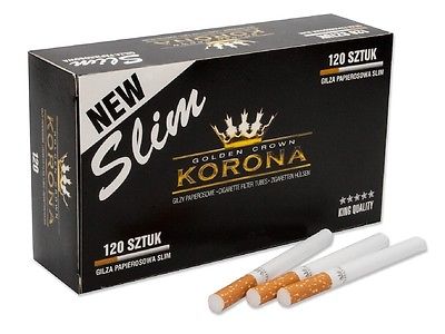 Korona Slim Zigarettenhülsen, 120 Stück