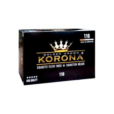 Korona Zigarettenhülsen, 110 Stück