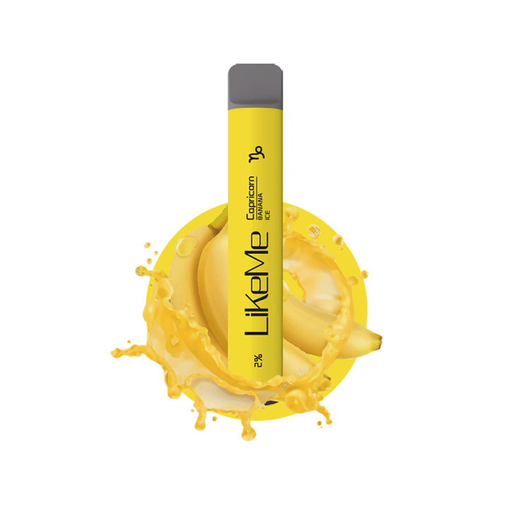 Like Me Capricorn Banana Ice – Einweg-Vape, 20 mg, 650 Züge