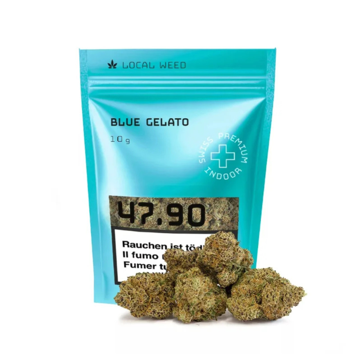 Local Weed Blue Gelato Indoor CBD Blüten 10g