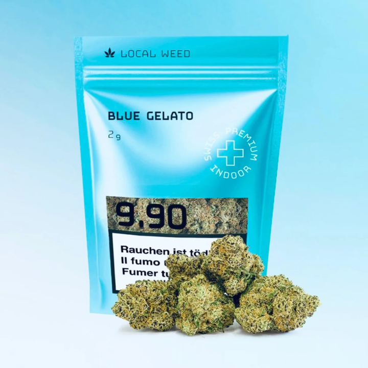 Local Weed Blue Gelato Indoor CBD Blüten 2g