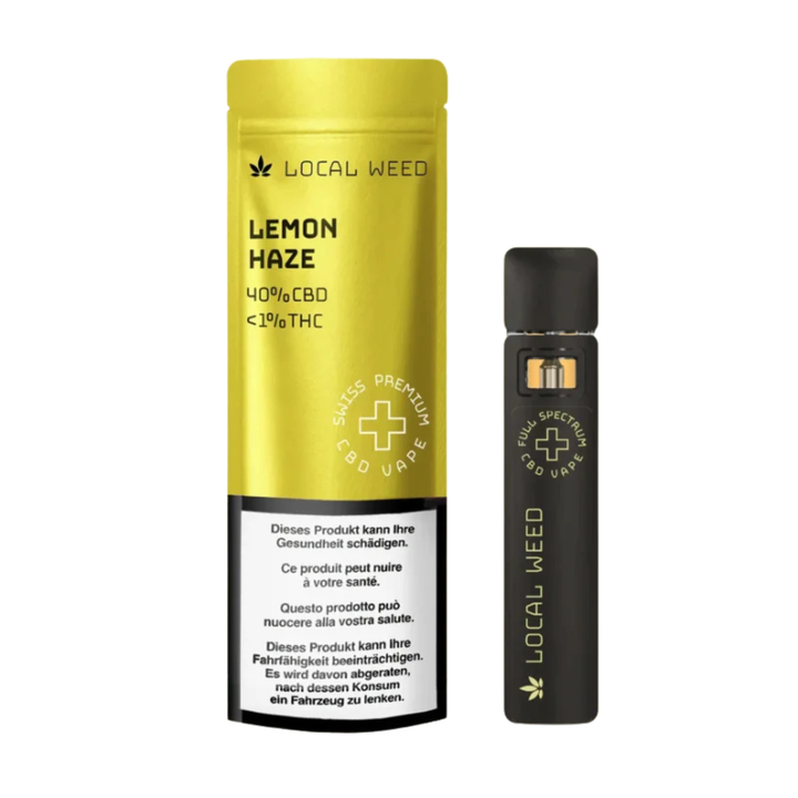 Local Weed Lemon Haze CBD Vape 40 Prozent