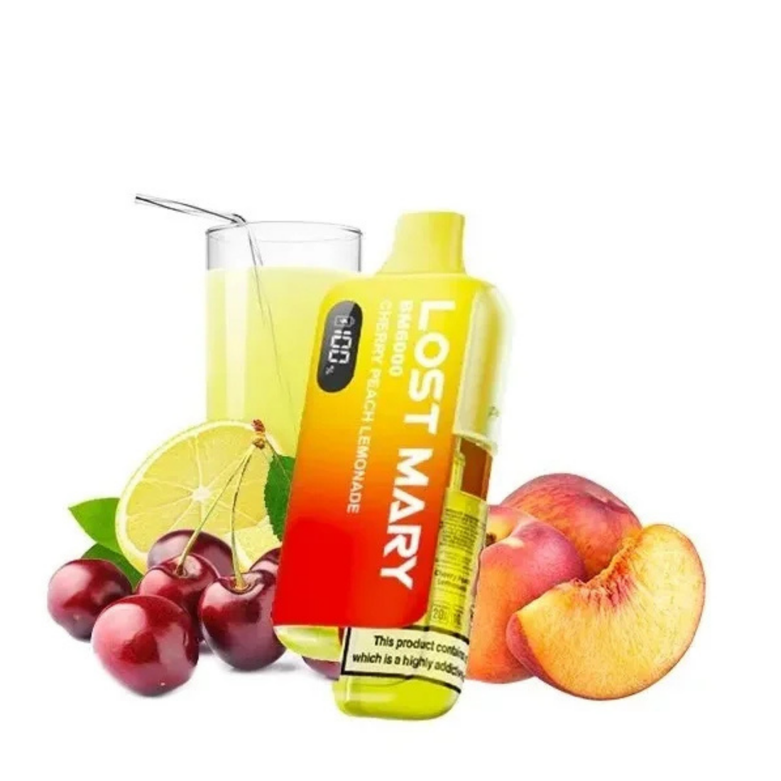 Lost Mary BM6000 Cherry Peach Lemonade 20mg/ml Vape Kit