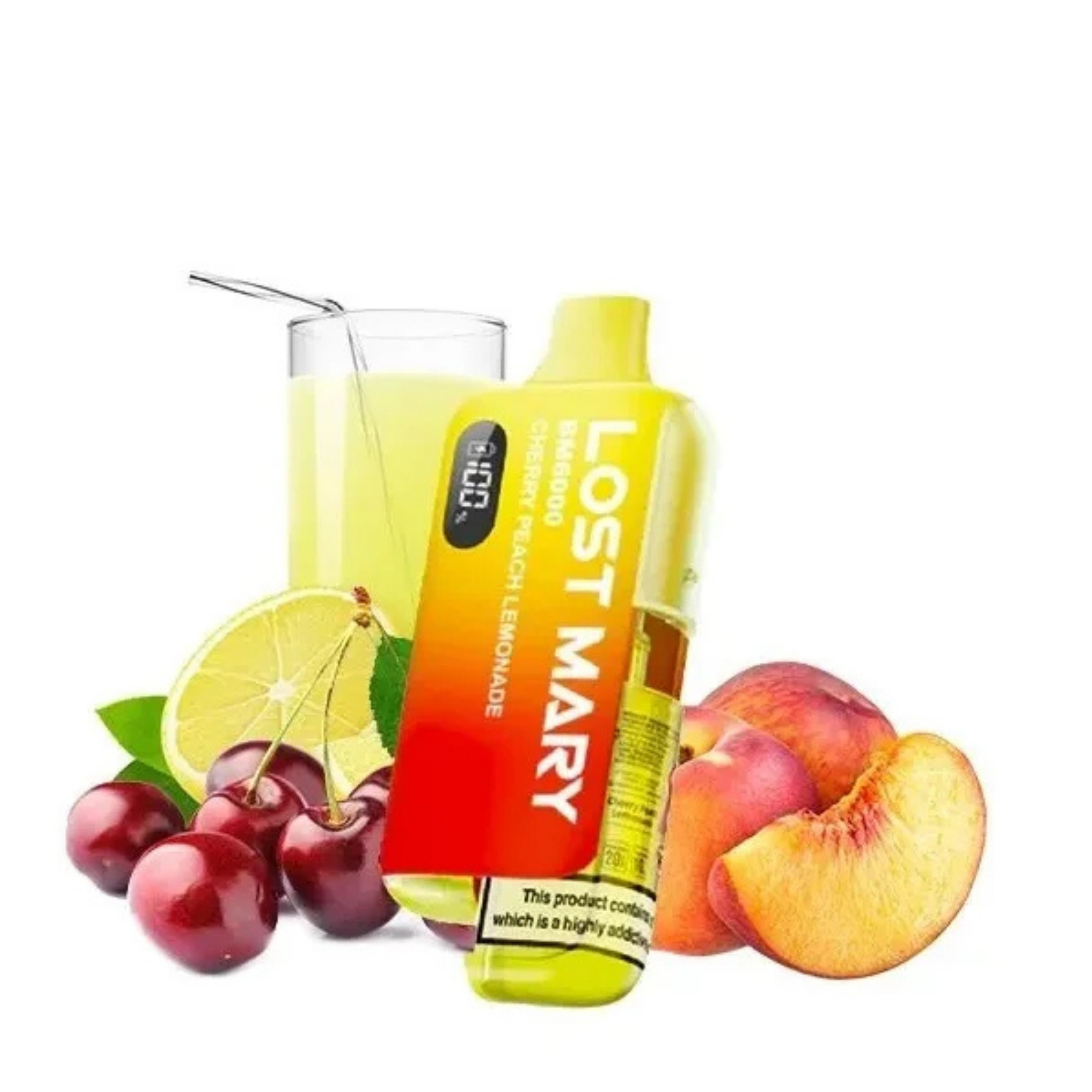 Lost Mary BM6000 Cherry Peach Lemonade 20mg/ml Vape Kit
