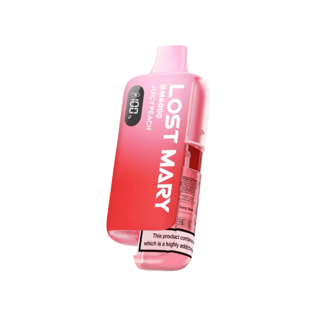 Lost Mary BM6000 Juicy Peach Hybrid Vape Kit 20mg/ml