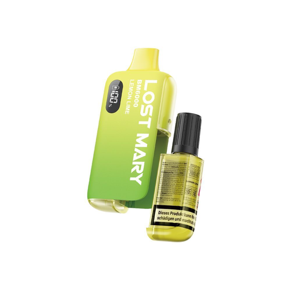 Lost Mary BM6000 Lemon Lime Hybrid Vape 20mg/ml