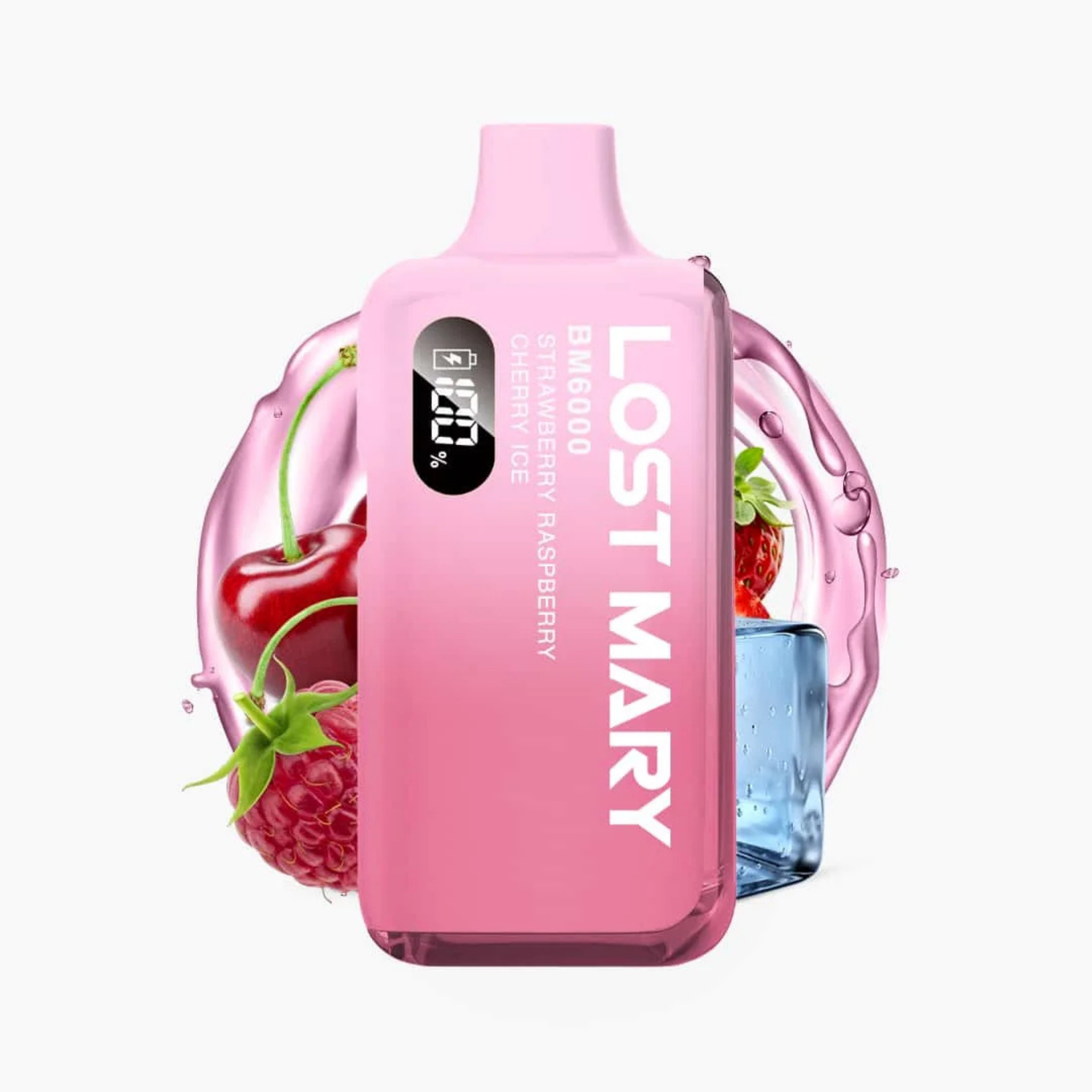 Lost Mary BM6000 Strawberry Raspberry Cherry Ice 20mg/ml