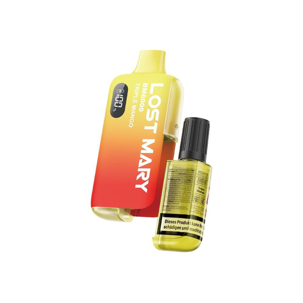 Lost Mary BM6000 Tripple Mango Hybrid Vape 20mg/ml