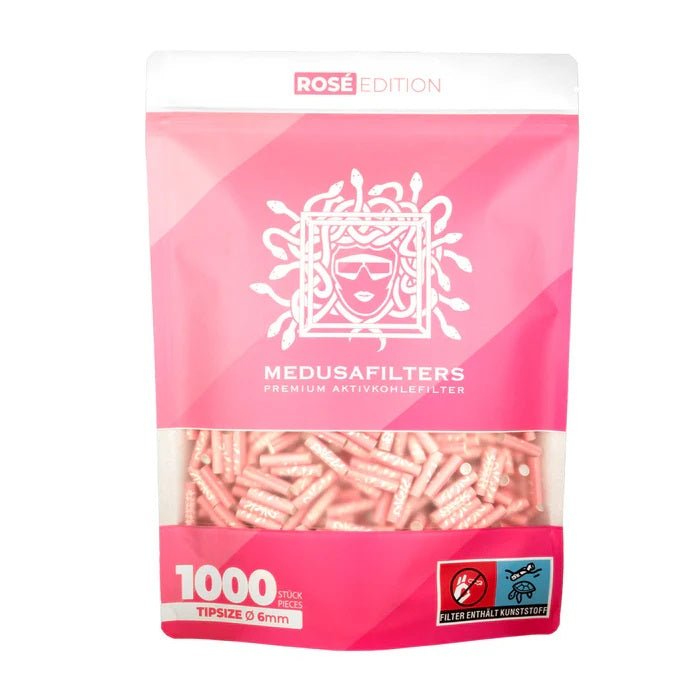 Medusa - 1000er Pack - ROSÉ - Hybrid Aktivkohlefilter kaufen bei rauchwerk.ch