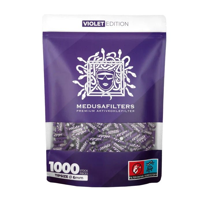 Medusa - 1000er Pack - VIOLET - Hybrid Aktivkohlefilter kaufen bei rauchwerk.ch