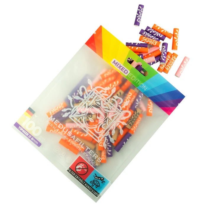 Medusa - 100er Pack - MIXED - Hybrid Aktivkohlefilter kaufen bei rauchwerk.ch