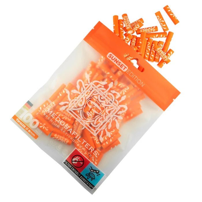 Medusa - 100er Pack - SUNSET - Hybrid Aktivkohlefilter kaufen bei rauchwerk.ch
