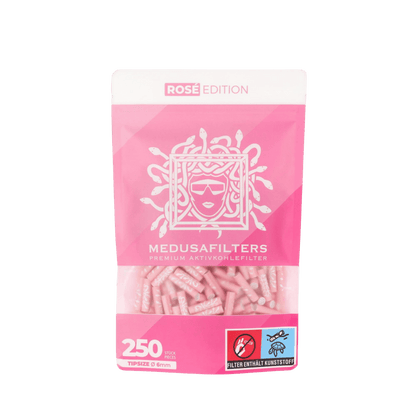 Medusa - 250er Pack - ROSÉ - Hybrid Aktivkohlefilter kaufen bei rauchwerk.ch