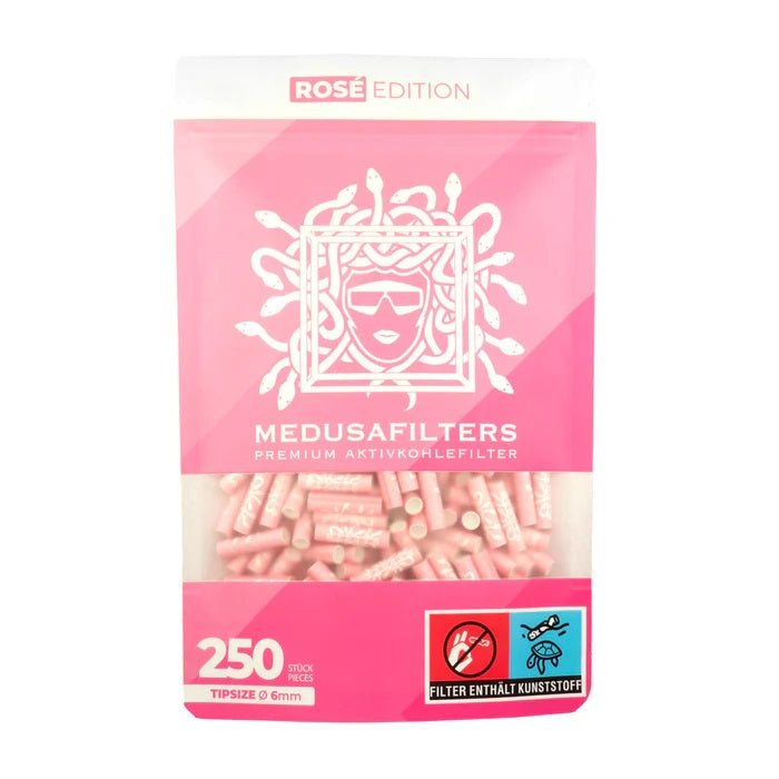 Medusa - 250er Pack - ROSÉ - Hybrid Aktivkohlefilter kaufen bei rauchwerk.ch