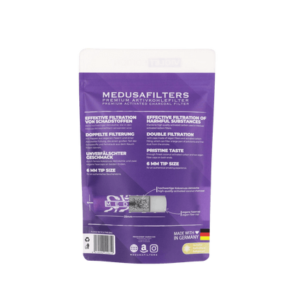Medusa - 250er Pack - VIOLET - Hybrid Aktivkohlefilter kaufen bei rauchwerk.ch