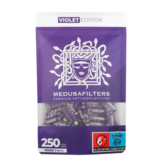 Medusa - 250er Pack - VIOLET - Hybrid Aktivkohlefilter kaufen bei rauchwerk.ch