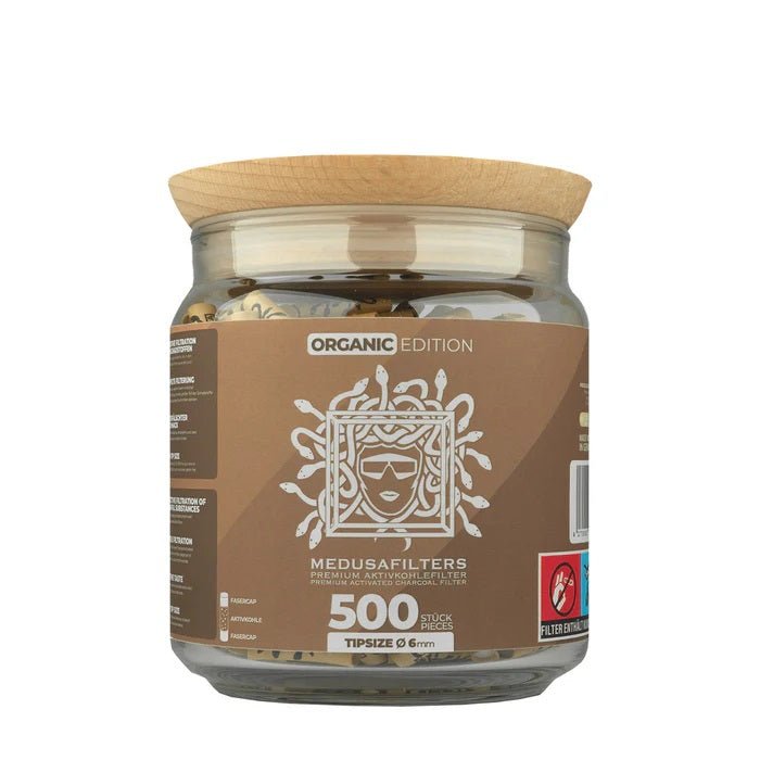 Medusa - 500er Glas - ORGANIC - Hybrid Aktivkohlefilter kaufen bei rauchwerk.ch