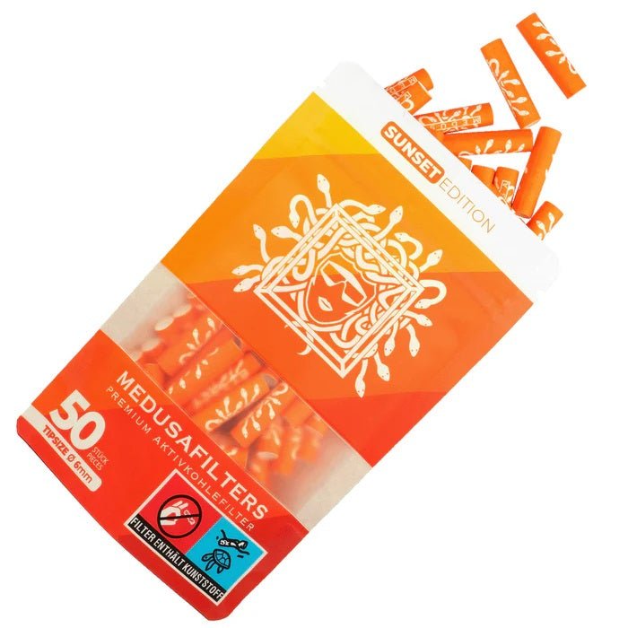Medusa - 50er Pack - SUNSET - Hybrid Aktivkohlefilter kaufen bei rauchwerk.ch