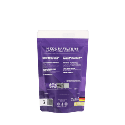 Medusa - 50er Pack - VIOLET - Hybrid Aktivkohlefilter kaufen bei rauchwerk.ch