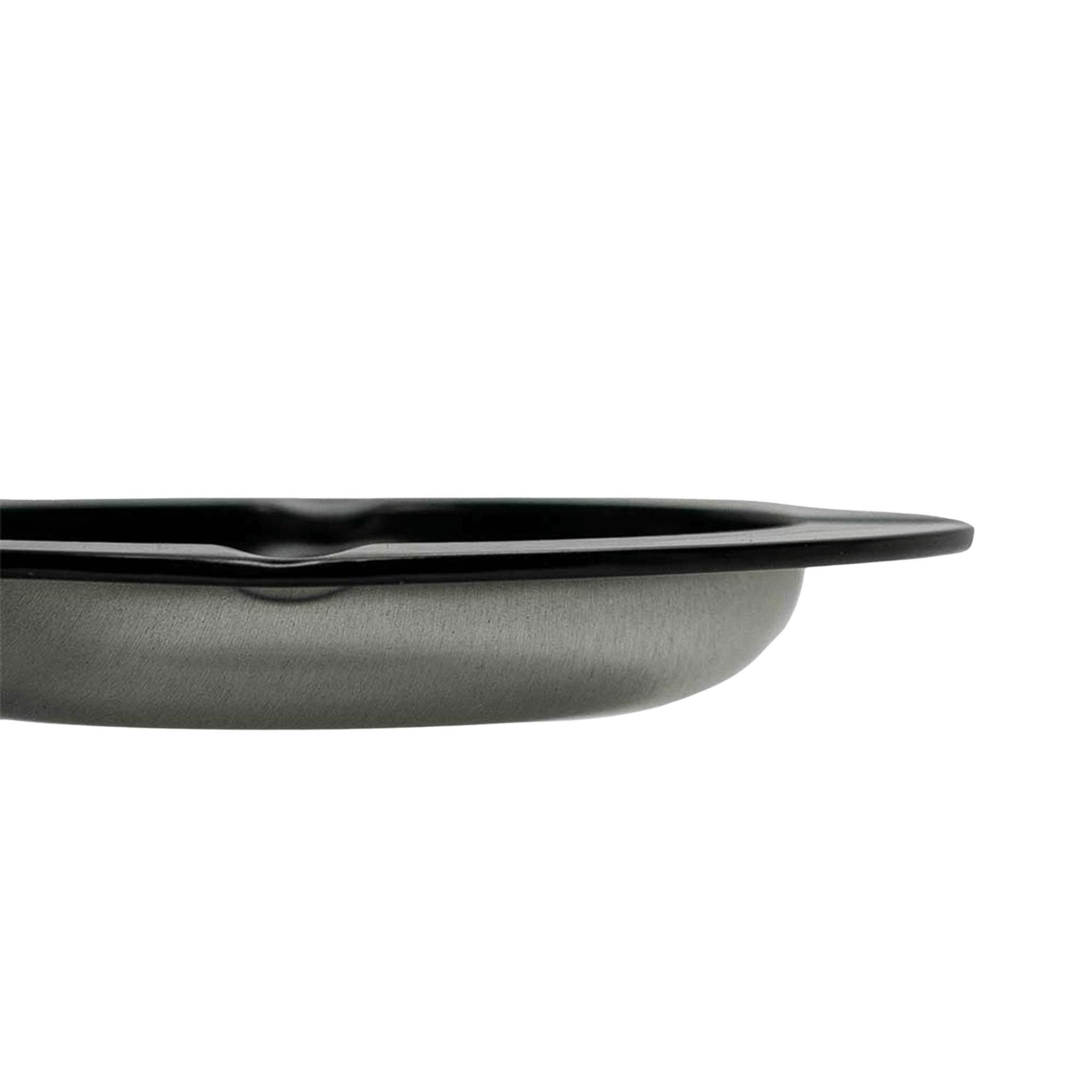 Detailansicht Medusa Edelstahl-Aschenbecher in Schwarz