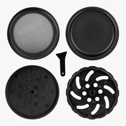 Medusa - Keramik Spike Grinder - Black - 64mm - 4 Part kaufen bei rauchwerk.ch