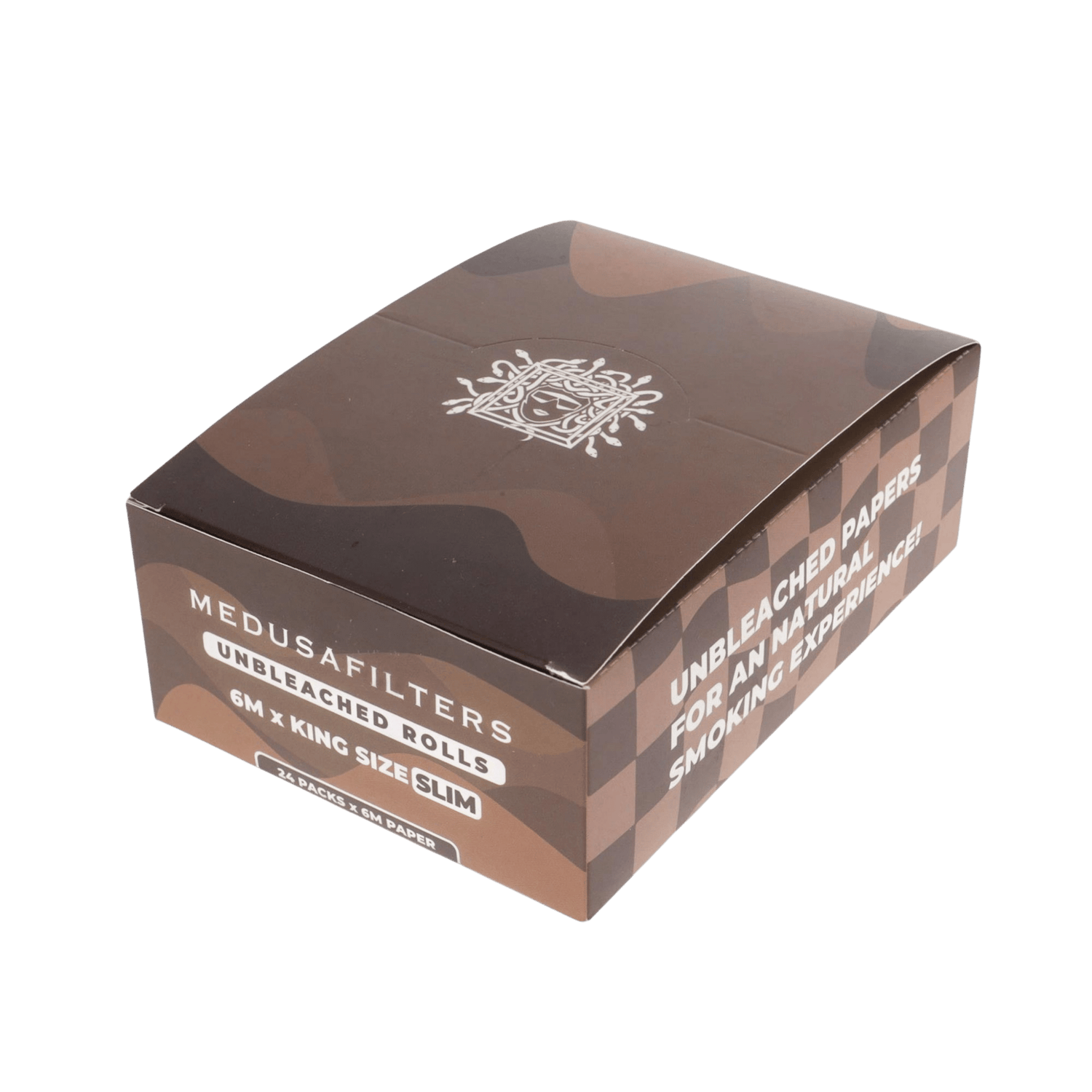 Geschlossenes Medusa Rolls Display mit 24 King Size Slim Rollen