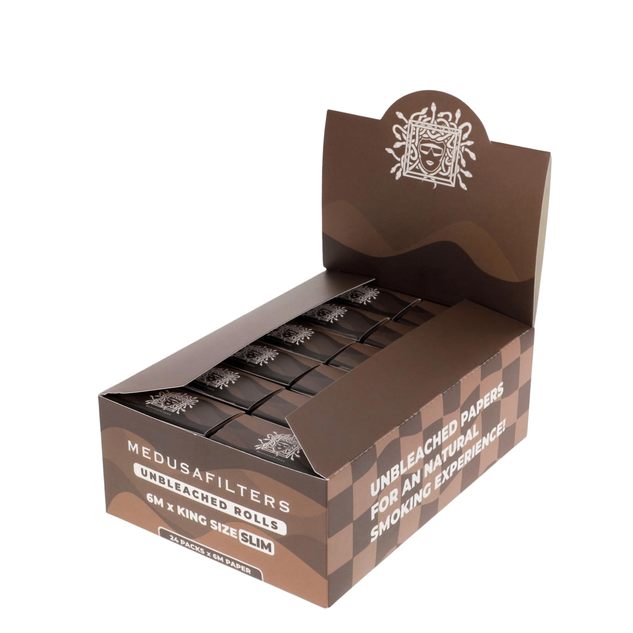 Medusa Rolls Display mit 24 King Size Slim Rollen