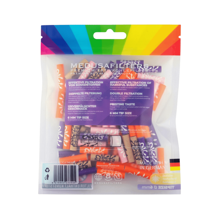 Detailansicht MedusaFilters MIXED 6 mm Hybridfilter im Pack