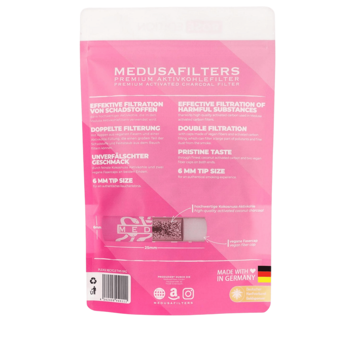 Detailansicht MedusaFilters Rosé Hybridfilter 6 mm Vorteilspack