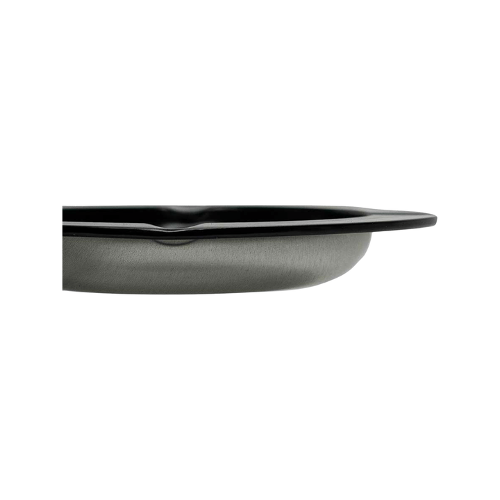 Detailansicht Medusa Edelstahl-Aschenbecher in Schwarz