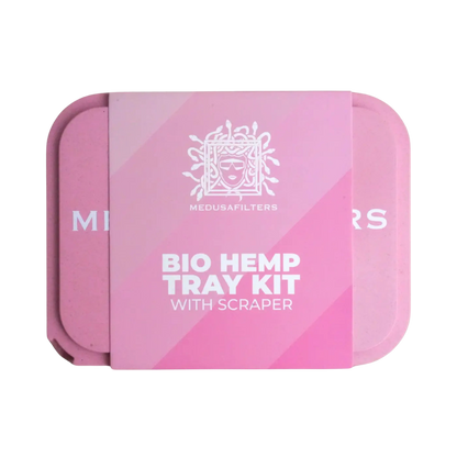 MedusaFilters Hemp Tray Kit Rosé mit Deckel und Spatel