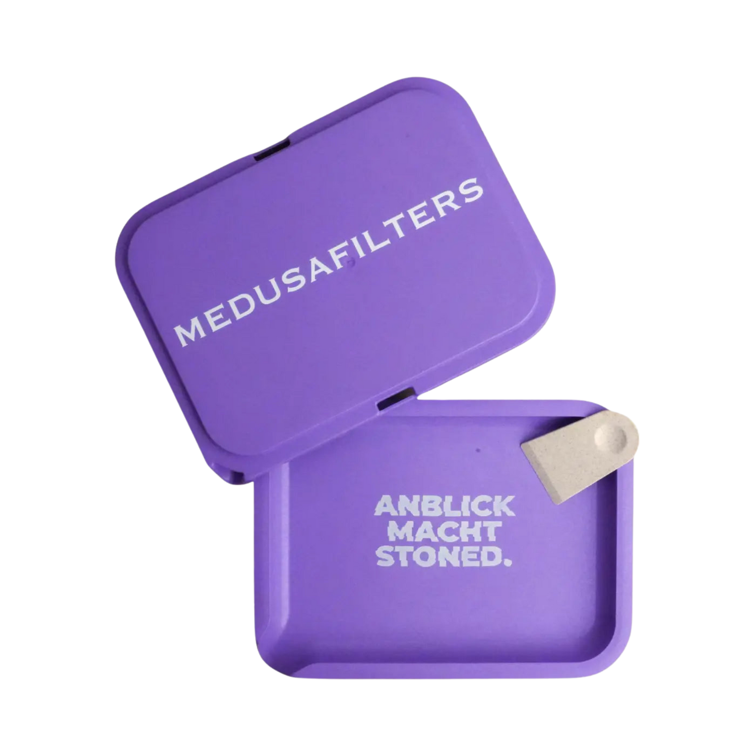 Violet Tray Kit mit Deckel und integriertem Spatel