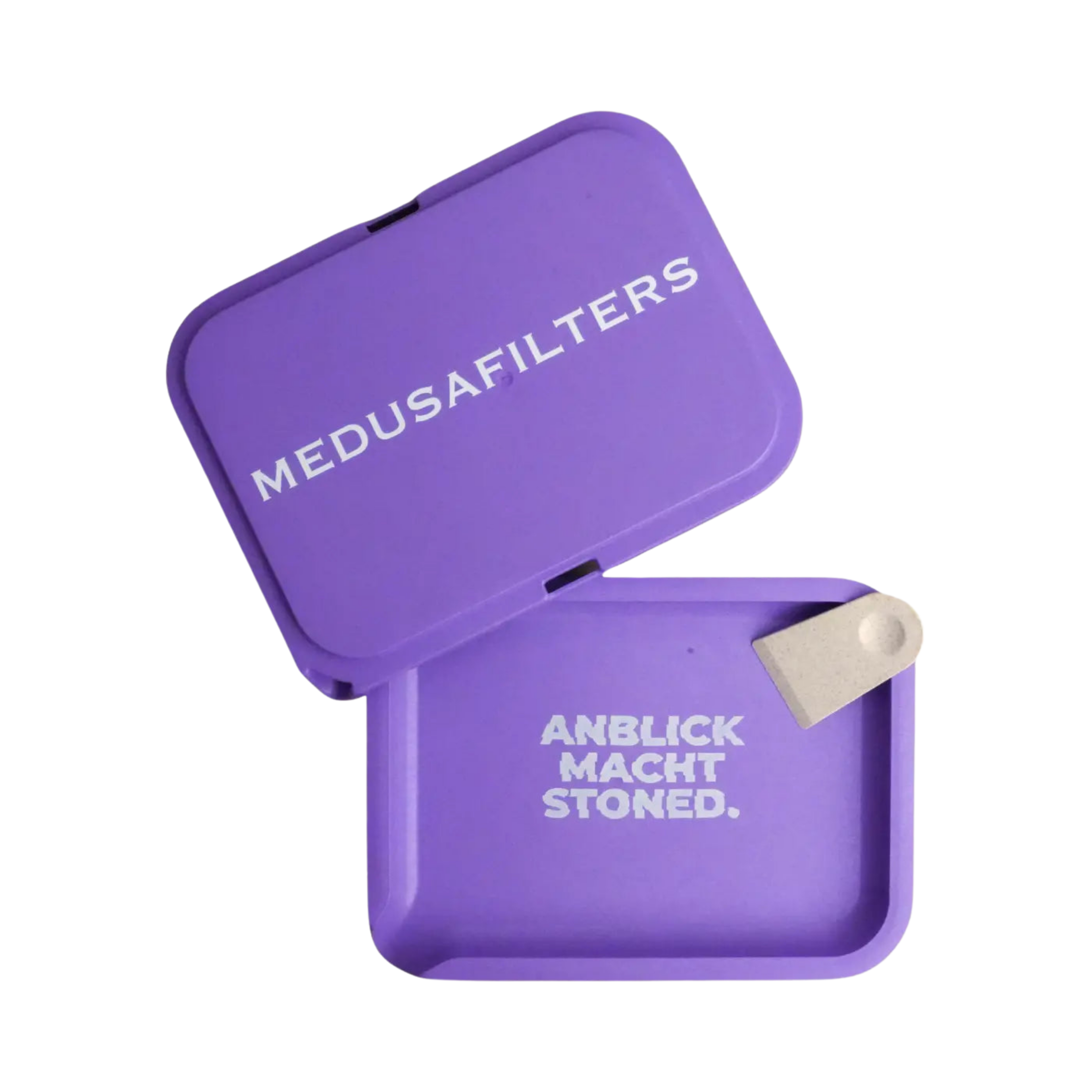 Violet Tray Kit mit Deckel und integriertem Spatel