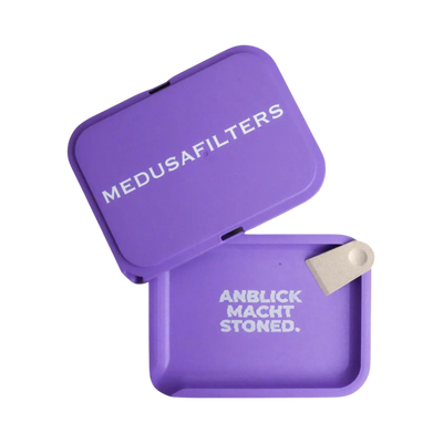Violet Tray Kit mit Deckel und integriertem Spatel