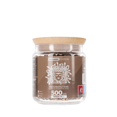 MedusaFilters Organic 500er Glas mit Hybrid Aktivkohlefiltern