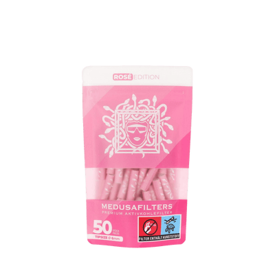 MedusaFilters Rosé Hybrid Aktivkohlefilter 6 mm 50er Pack