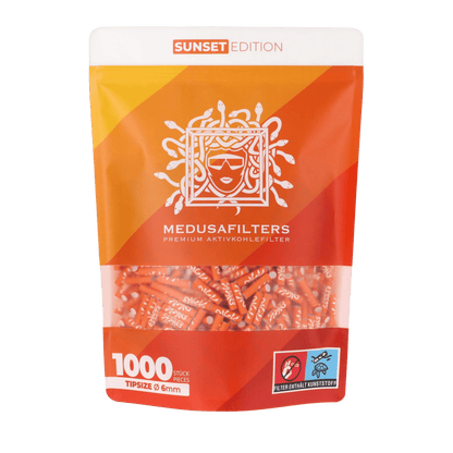 MedusaFilters SUNSET Hybrid Aktivkohlefilter 6 mm 1000+10 Pack