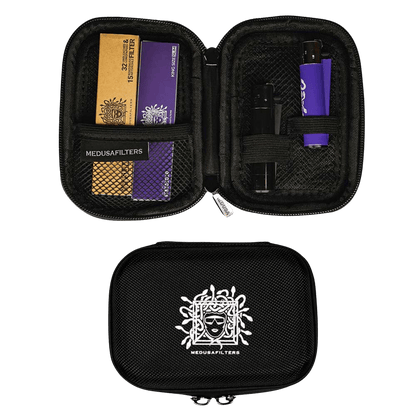 Offenes MedusaFilters Hardcase – Innenraum für Papers und Zubehör